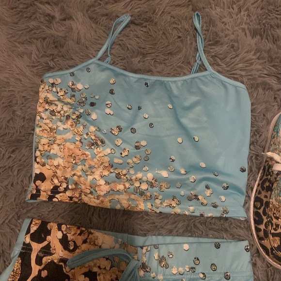 leopard print outfit NWOT - Picture 3 of 5